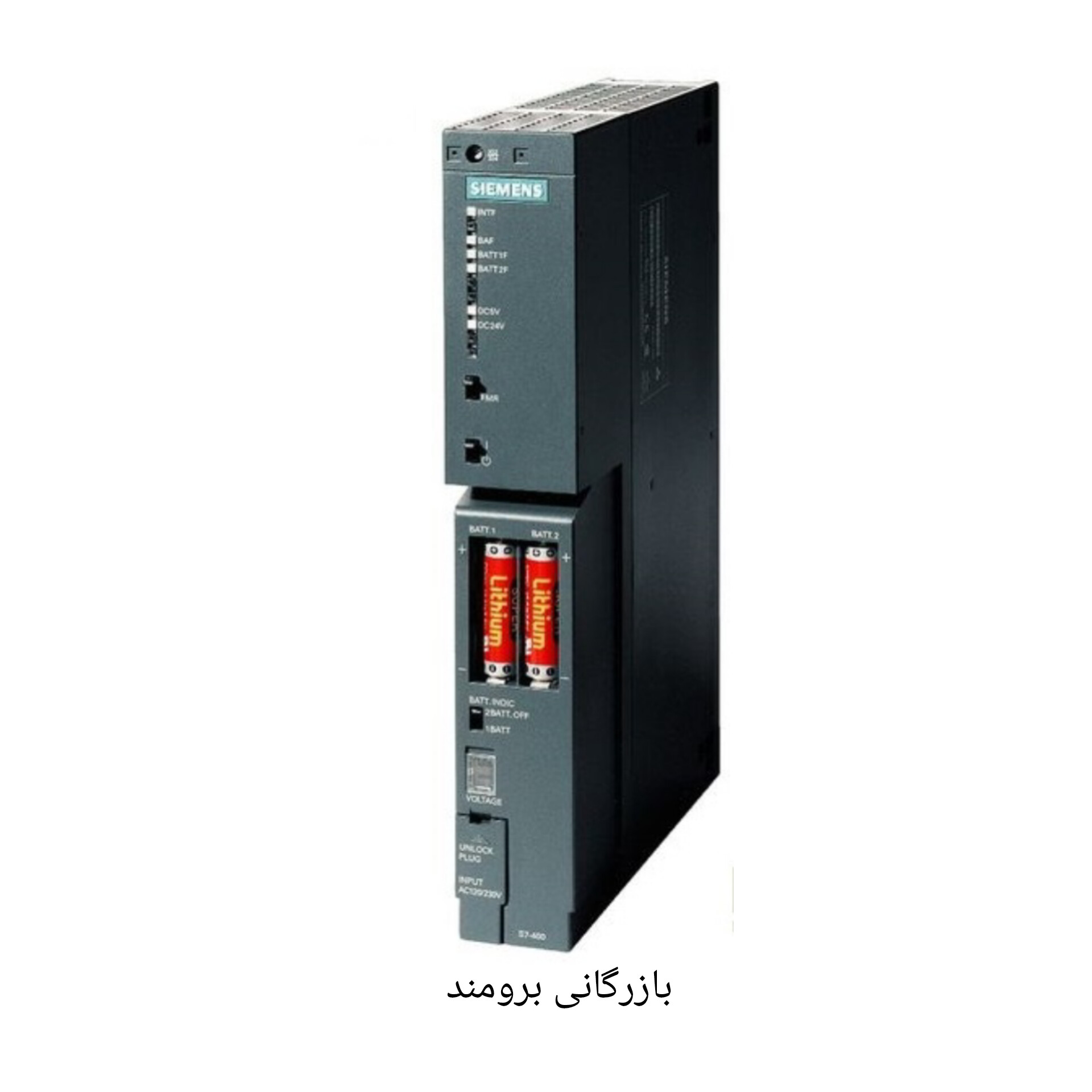 3c1bd105-fc3b-4373-9f1d-45e110394356 منبع تغذیه زیمنس مدل 6ES7407-0KA02-0AA0 - تصویر 1