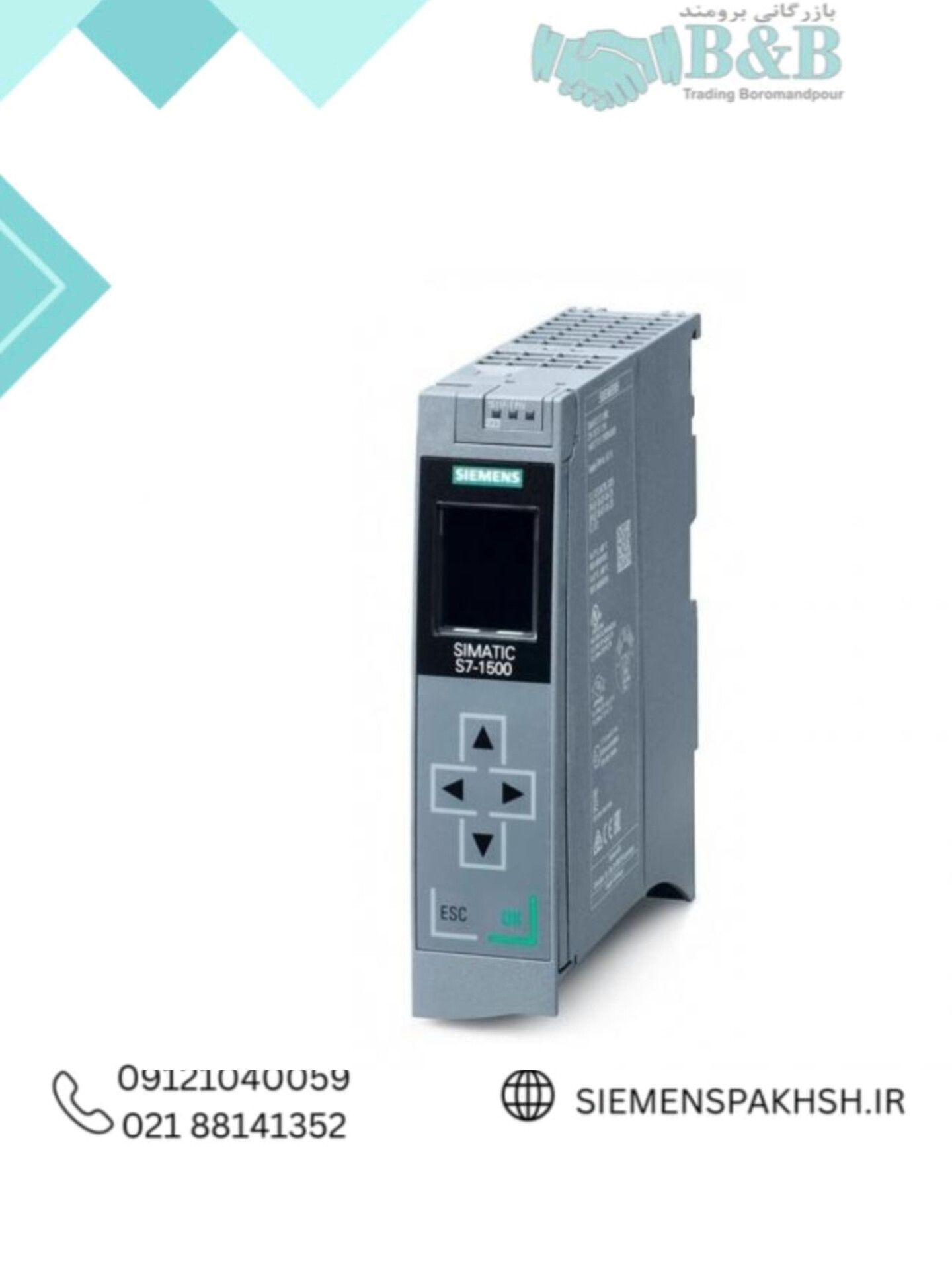 Siemens CPU Model 6ES7511-1AK02-0AB0 سی پی یو زیمنس مدل 6ES7511-1AK02-0AB0